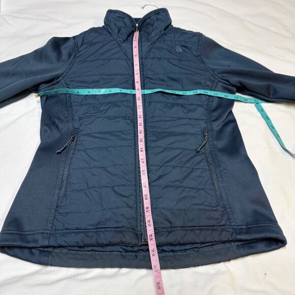The North Face Hybrid Insulated Jacket Women’s M Deep Navy Thumbholes EUC - Picture 13 of 15